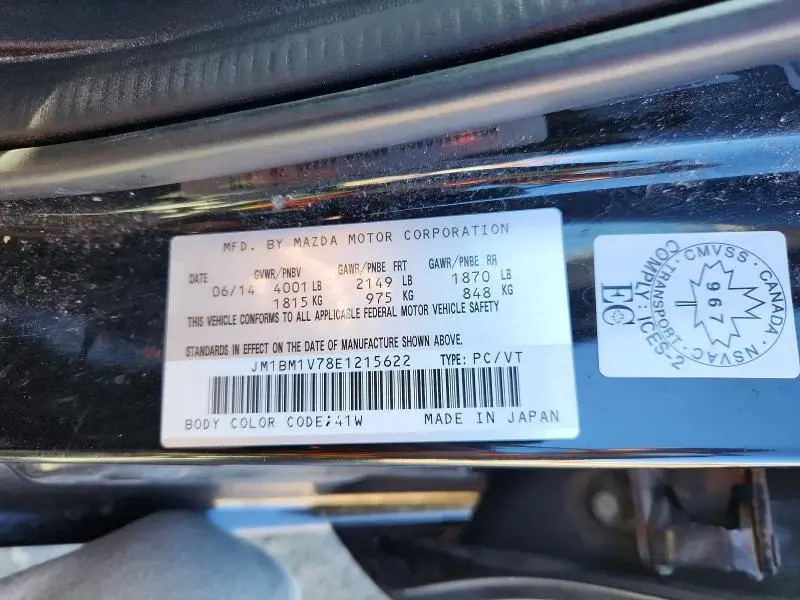 2014 MAZDA 3 TOURING  