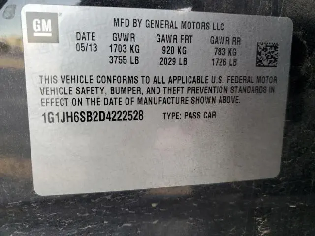 2013 CHEVROLET SONIC RS  