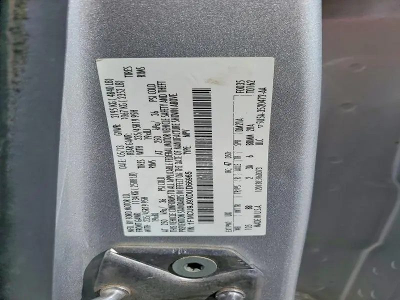 2013 FORD ESCAPE TITANIUM  