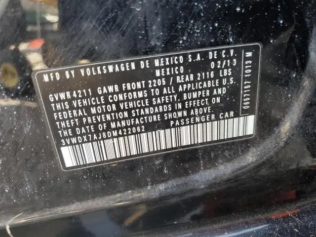 2013 VOLKSWAGEN JETTA SE  