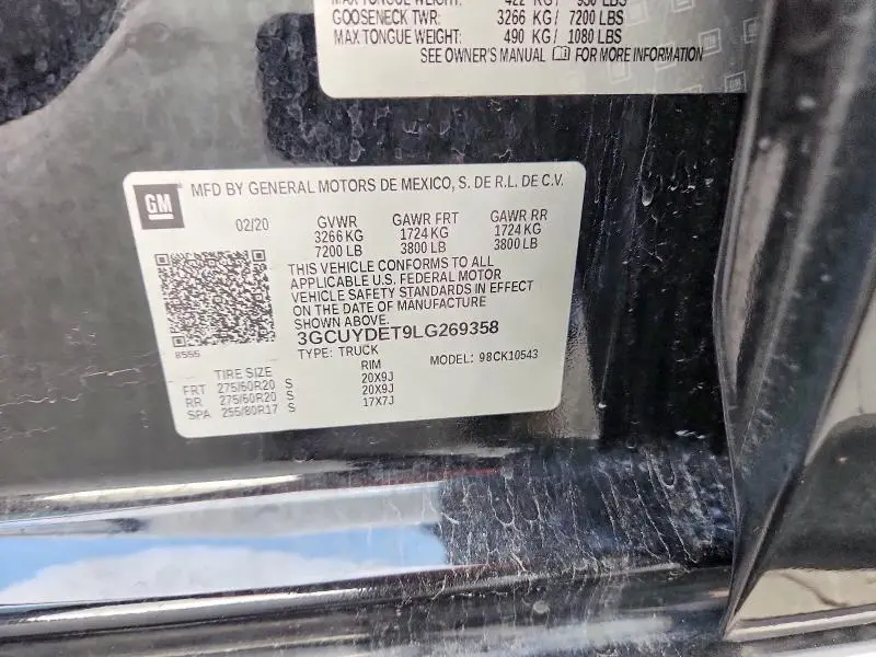 2020 CHEVROLET SILVERADO K1500 LT  