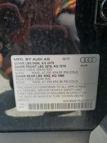 2018 AUDI Q5 PREMIUM PLUS  