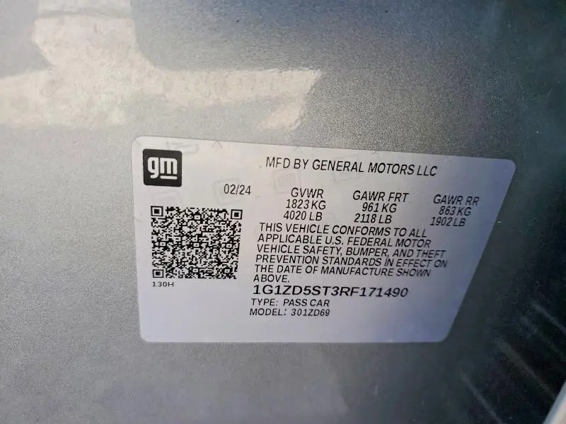 2024 CHEVROLET MALIBU LT  