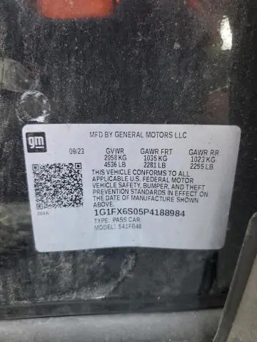 2023 CHEVROLET BOLT EV 2LT  