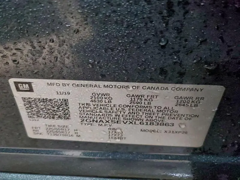 2020 CHEVROLET EQUINOX LS  