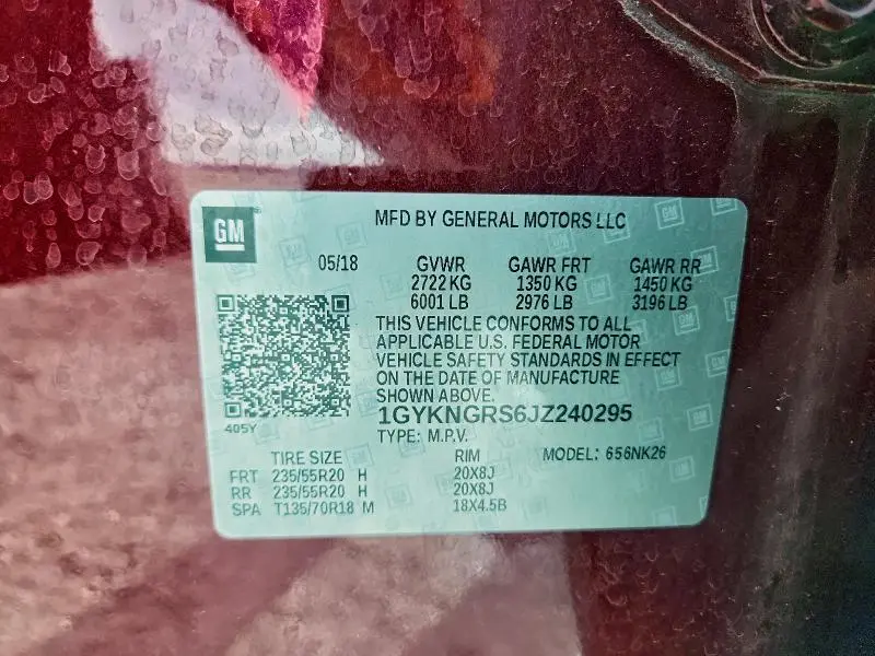 2018 CADILLAC XT5 PLATINUM  