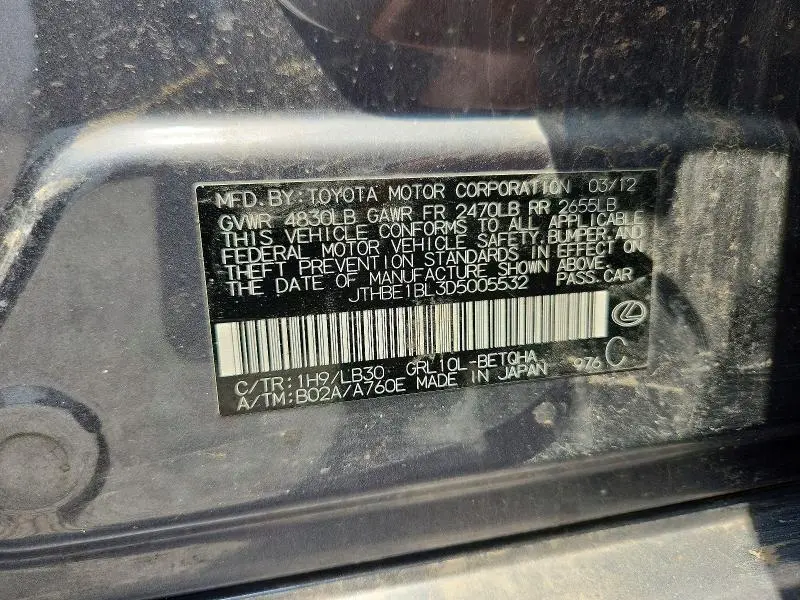 2013 LEXUS GS 350  