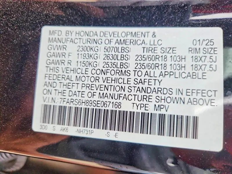 2025 HONDA CR-V SPORT-L  