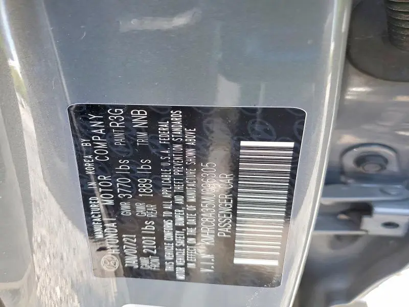 2021 HYUNDAI VENUE SEL  
