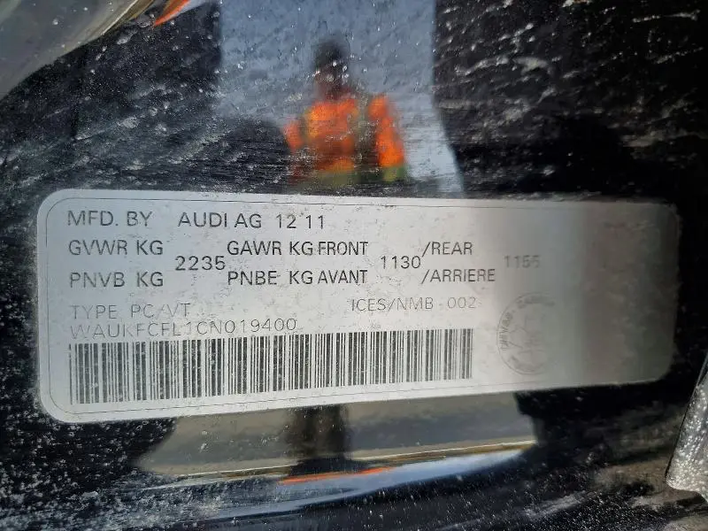 2012 AUDI A4 PRESTIGE  