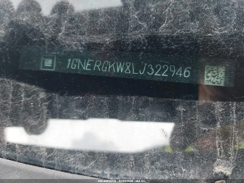 2020 CHEVROLET TRAVERSE FWD LT CLOTH