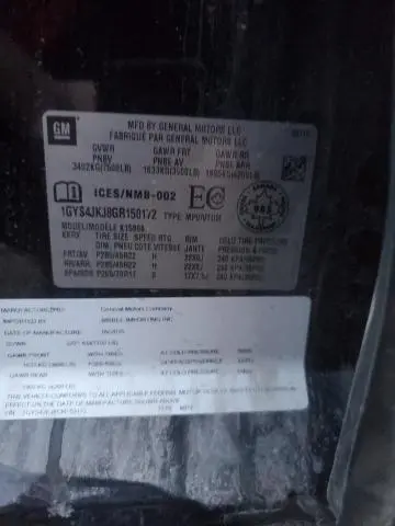 2016 CADILLAC ESCALADE ESV PREMIUM  