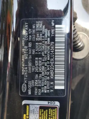 2020 HYUNDAI PALISADE SEL  