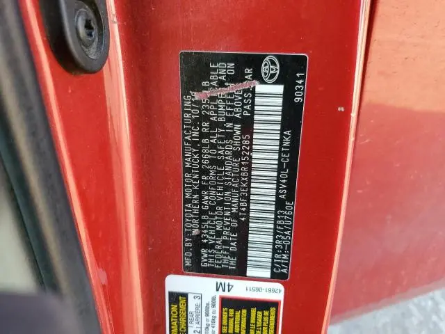 2011 TOYOTA CAMRY BASE  