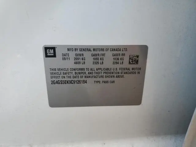 2012 BUICK REGAL PREMIUM  