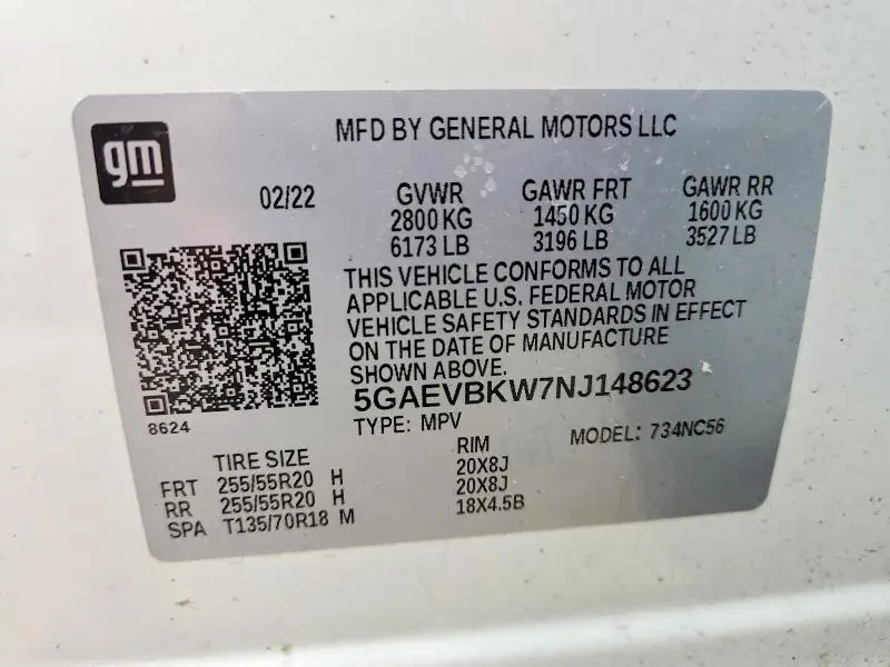 2022 BUICK ENCLAVE PREMIUM  