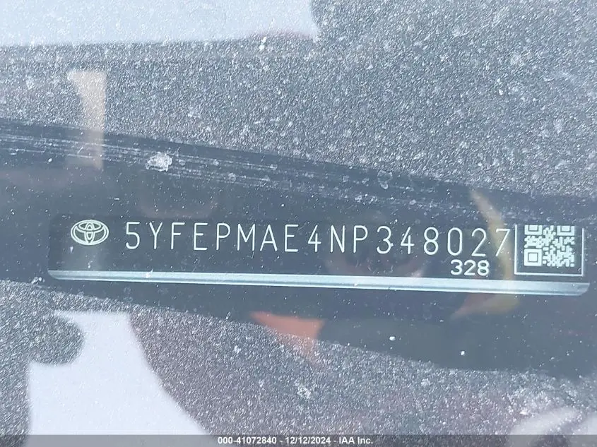 2022 TOYOTA COROLLA LE