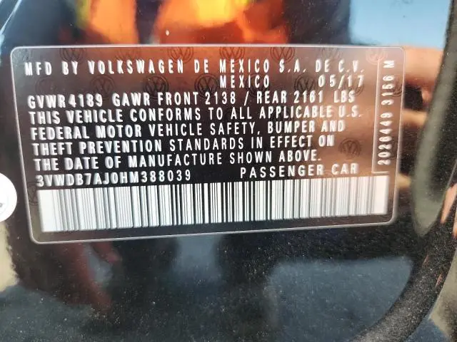 2017 VOLKSWAGEN JETTA SE  