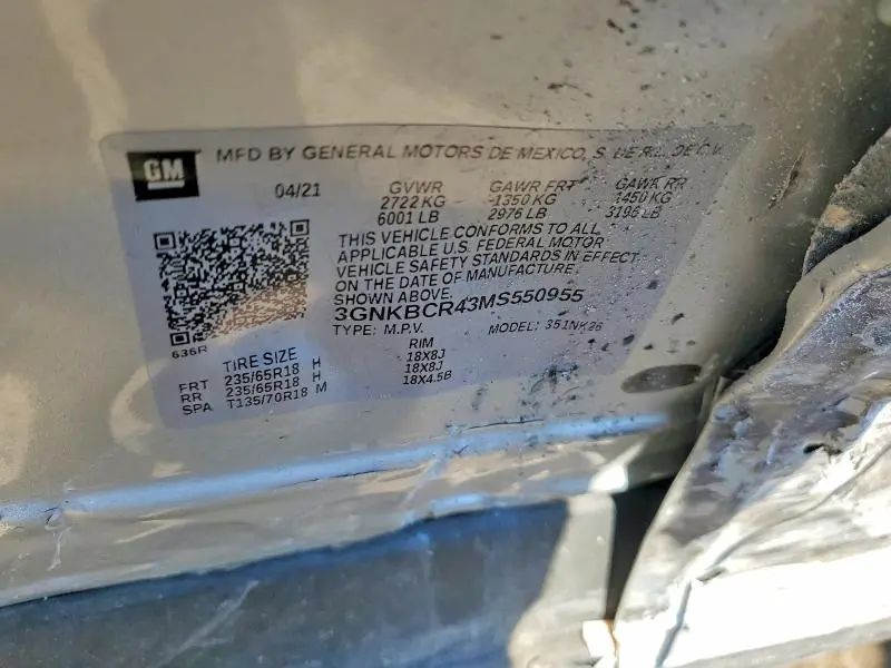 2021 CHEVROLET BLAZER 2LT  