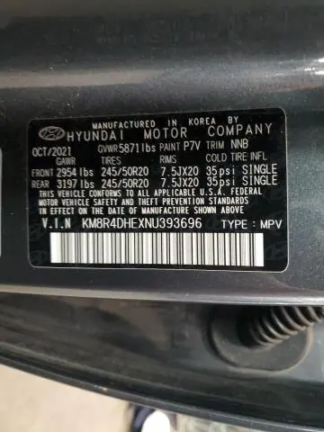 2022 HYUNDAI PALISADE SEL  