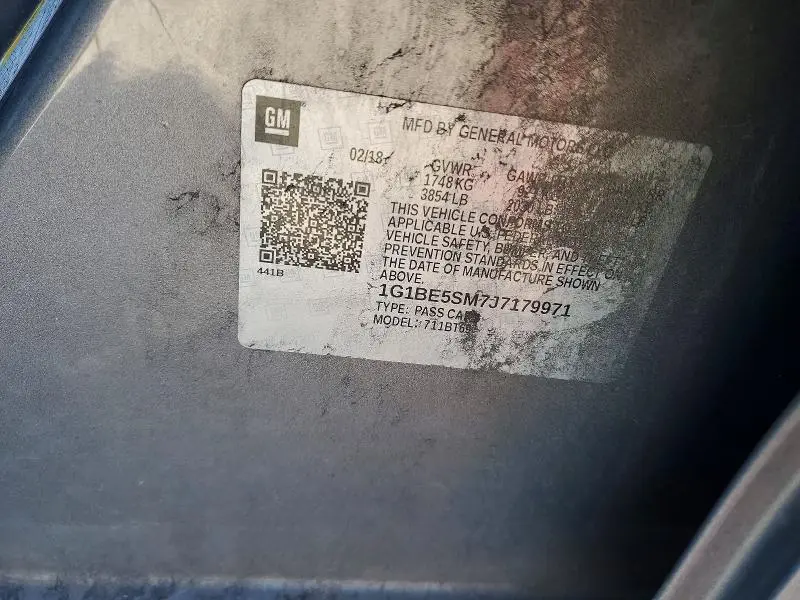 2018 CHEVROLET CRUZE LT  