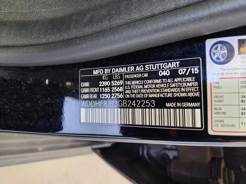 2016 MERCEDES-BENZ E 350 4MATIC  