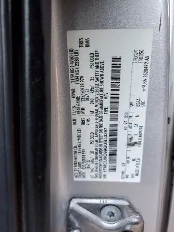 2016 FORD ESCAPE SE  