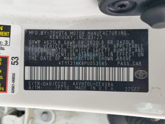 2023 TOYOTA CAMRY SE NIGHT SHADE  
