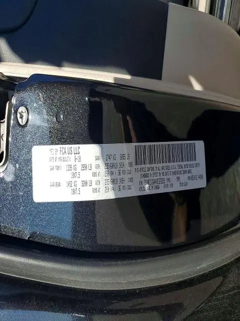 2019 CHRYSLER PACIFICA LIMITED  