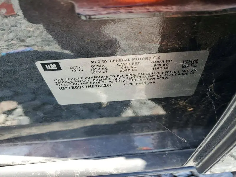 2017 CHEVROLET MALIBU LS  