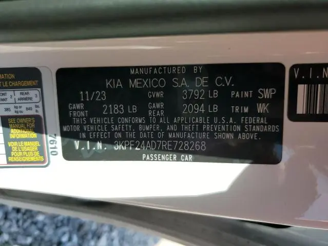 2024 KIA FORTE LX  