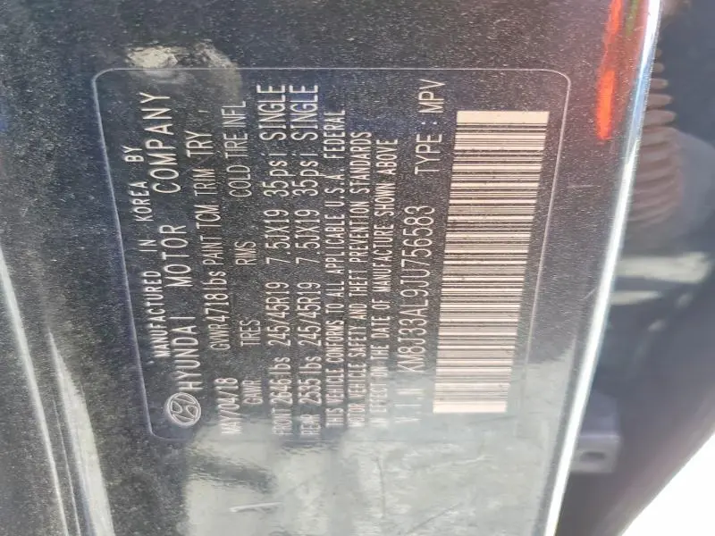 2018 HYUNDAI TUCSON SPORT  