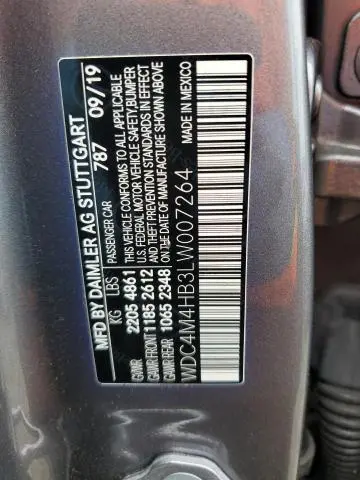 2020 MERCEDES-BENZ GLB 250 4MATIC  