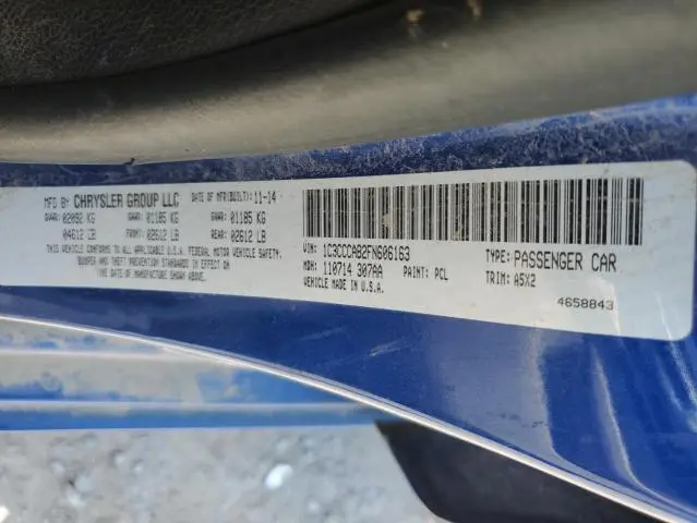 2015 CHRYSLER 200 LIMITED  