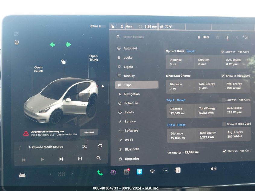 2022 TESLA MODEL Y PERFORMANCE DUAL MOTOR ALL-WHEEL DRIVE