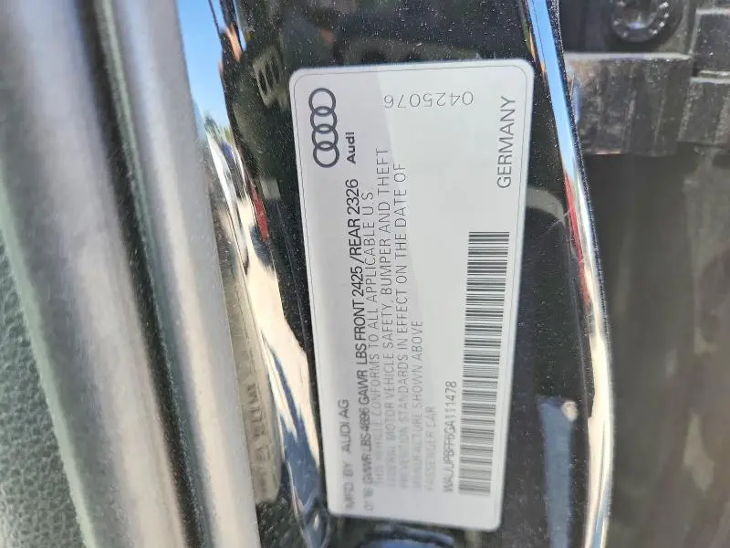 2016 AUDI A3 E-TRON PREMIUM  