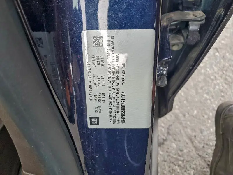 2015 BUICK VERANO CONVENIENCE  