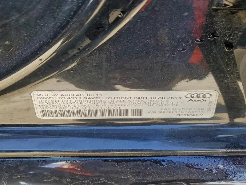 2012 AUDI A4 PREMIUM PLUS  