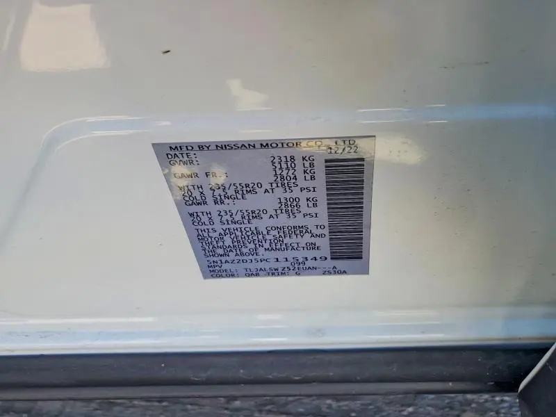 2023 NISSAN MURANO PLATINUM  