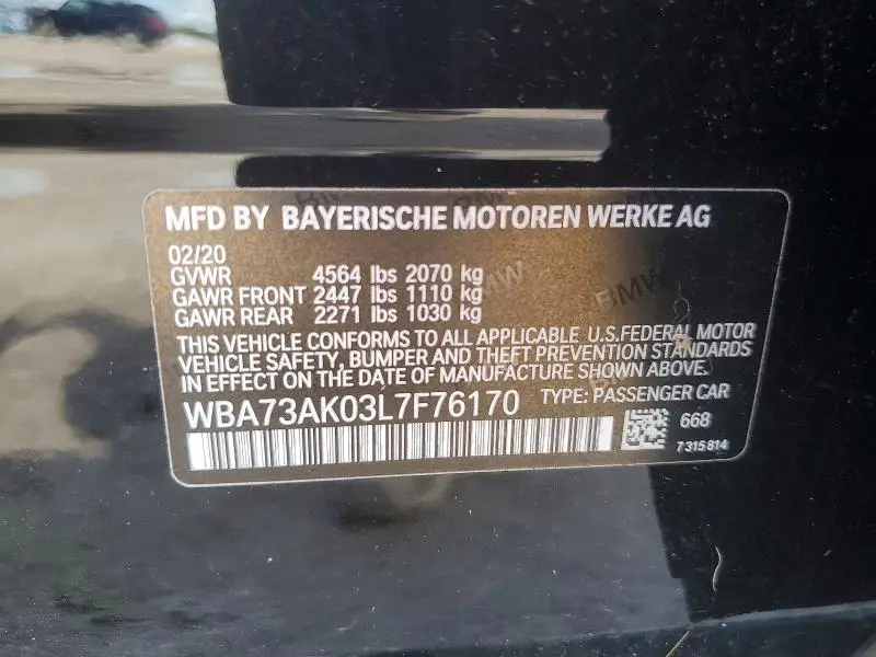 2020 BMW 228XI   