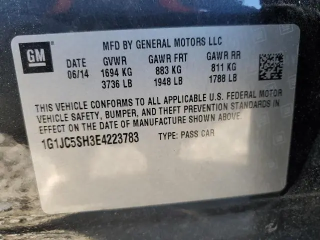 2014 CHEVROLET SONIC LT  