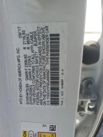 2018 HONDA ACCORD TOURING