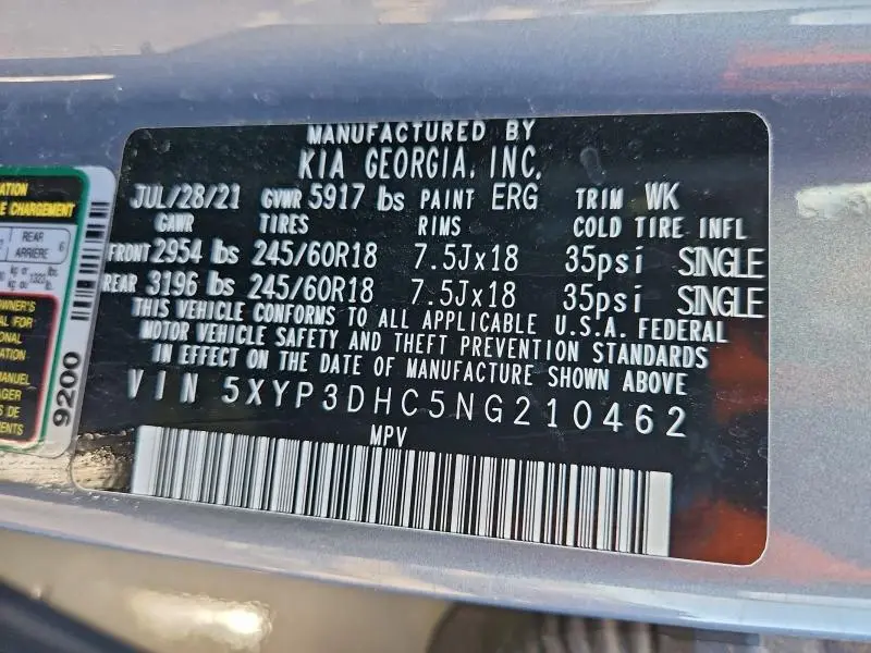 2022 KIA TELLURIDE EX  