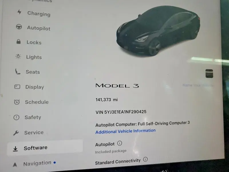 2022 TESLA MODEL 3   