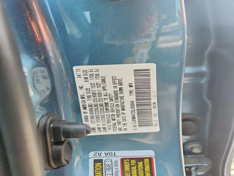 2013 HONDA CR-V EXL  