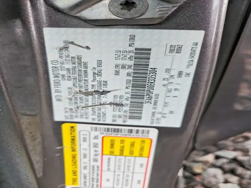 2014 FORD FUSION SE PHEV  