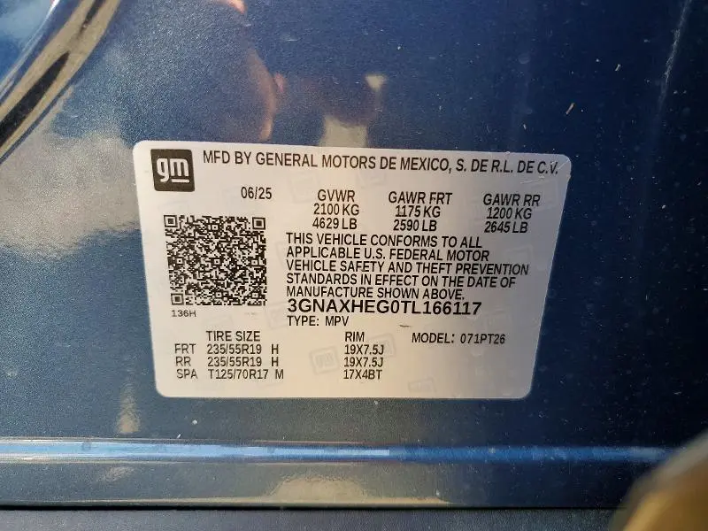 2026 CHEVROLET EQUINOX LT  
