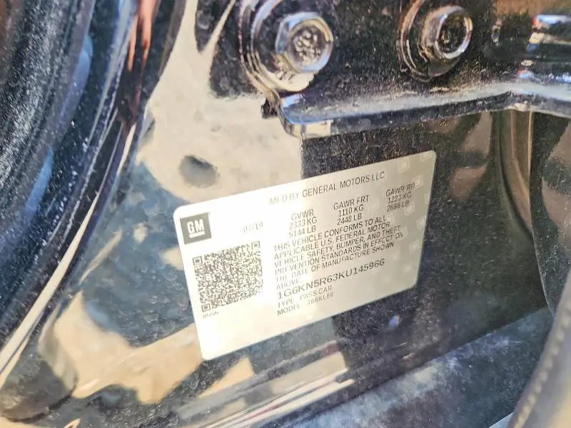 2019 CADILLAC CT6 SPORT  