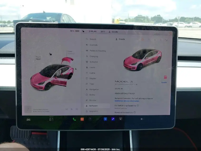 2020 TESLA MODEL 3 STANDARD RANGE PLUS REAR-WHEEL DRIVE/STANDARD RANGE REAR-WHEEL DRIVE