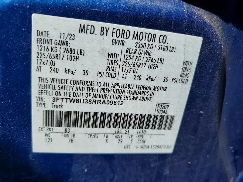 2024 FORD MAVERICK XLT  